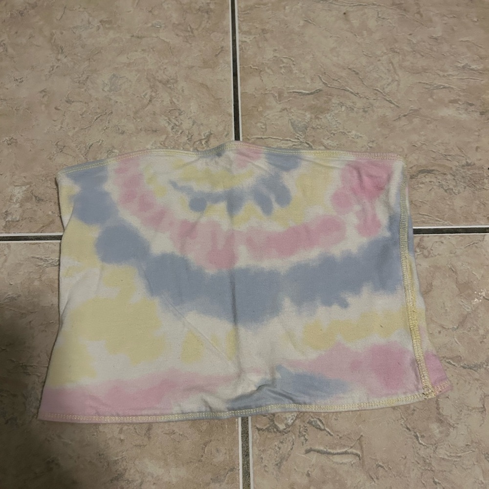 Hollister Reversible Tie Dye Tube Top